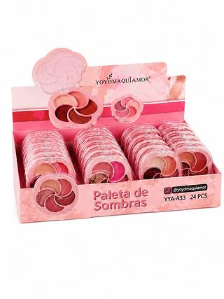 YOYOMAQUIAMOR PALETA DE SOMBRA 24PCS