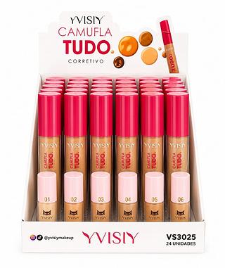 YVISY CAMUFLA TUDO CORRETIVO 24PCS