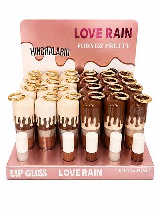 LOVE RAIN LIP GLOSS HINCHALABIO FORVER PRETTY