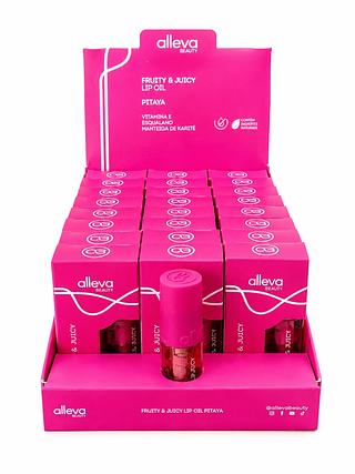 ALLEVA BEAUTY LIP OIL PITAYA 24PCS