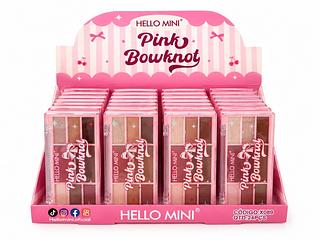 hello mini pink bowknot 24pcs