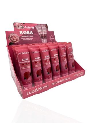 esfoliante facial rosa lua e neve