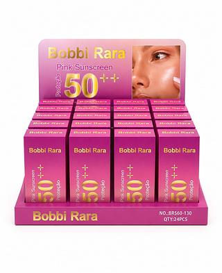 BOBBI RARA PINK SUNSCREEN PROTEÇÃO 50 ++ (24PCS)