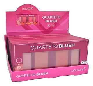 quarteto blush ludurana 4 cores, 12g (12pçs)