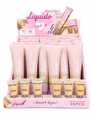 AMOR ANJO BASE LIQUIDA 6COLOR 24PCS