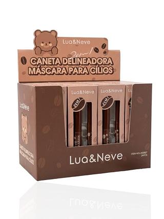 caneta delineadora +mascara para cilios (24pcs)