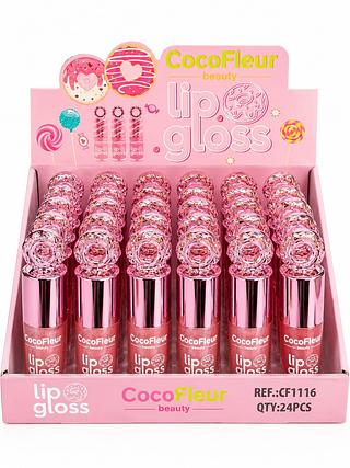 cocofleur lip gloss donuts 24pcs