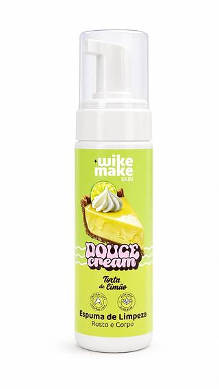 WIKE MAKE SKIN DOUCE CREAM TORTA DE LIMÃO ESPUMA DE LIMPEZA ROSTO E CORPO