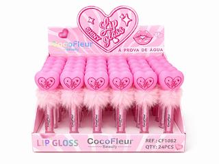 lip gloss shiny á prova de água 24pcs