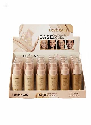 Base Líquida cor 01 a 06 (30ml)/lové Rain (24pçs)-improve skin tone