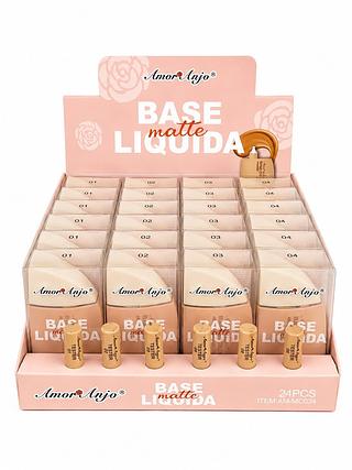 AMOR ANJO BASE MATTE LIQUIDA 24PCS