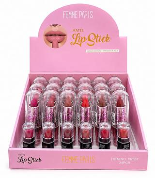 femme paris matte lip stick 24pcs
