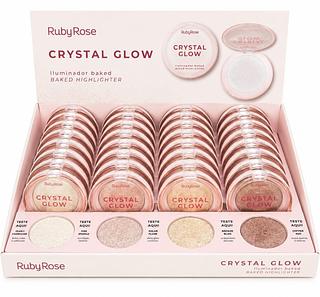 ruby rose crystal glow iluminador 36pcs