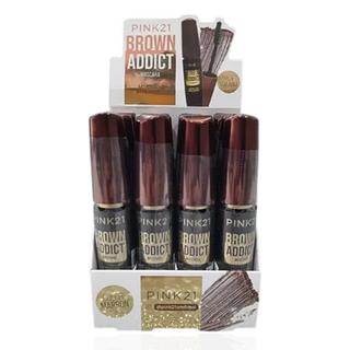 Mascara de Cilios Marrom Addict Volume e Definição (12pç)