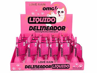 LOVE RAIN OMG DELINEADOR LIQUIDO 24PCS