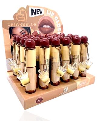 Lip Gloss+ Chaveiro (24pçs)/Criarbelle