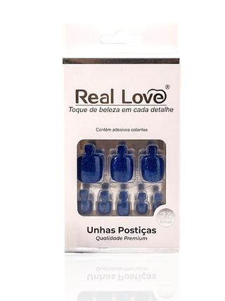 toque de beleza em cada detalhe unhas postiça contem adesivos colantes real love (24 un )