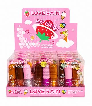 love rain lip gloss 3 gloss 12pcs