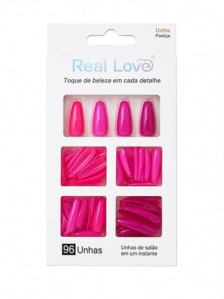 unhas postiça real love (96pcs)