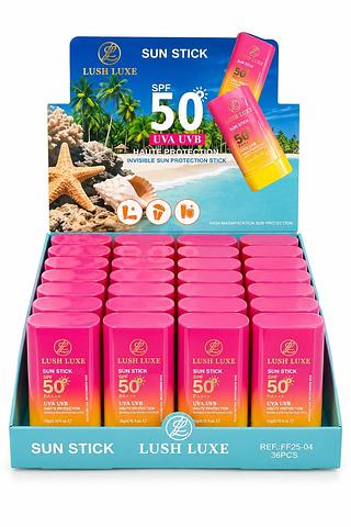 SUN STICK LUSH LUXE SPF 50UVA UVB 36PCS