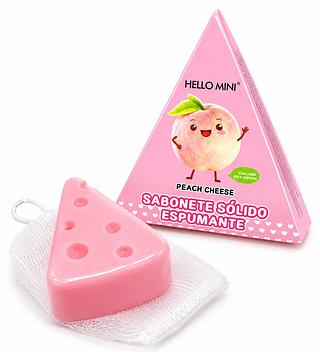 SABONETE SÓLIDO ESPUMANTE PESSEGO 24PCS