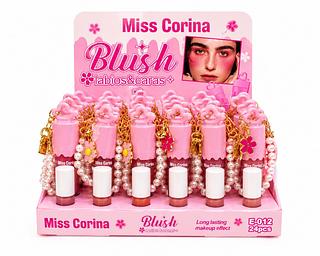 miss corina blush labios e caras 24pcs