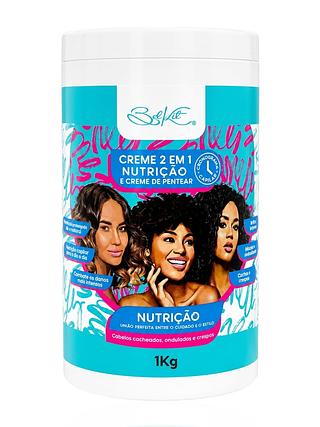 creme 2 em 1 nutrição e creme de pentear 1kg