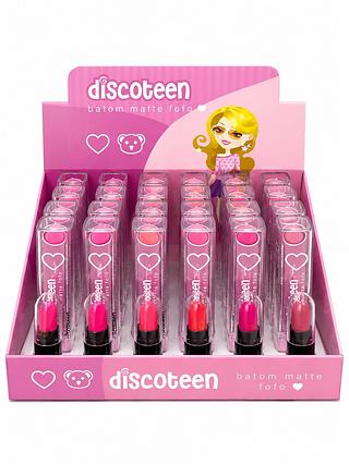 discoteen batom matte fofo 24pcs
