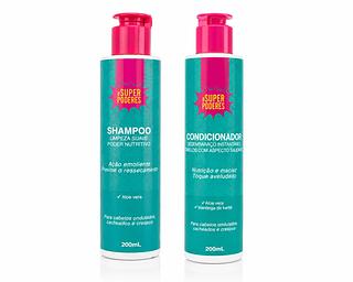 #superpoderes shampoo e condicionador 200ml