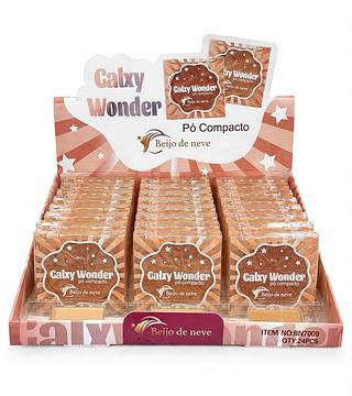 BEIJO DE NEVE PÓ COMPACTO GALXY WONDER 24PCS