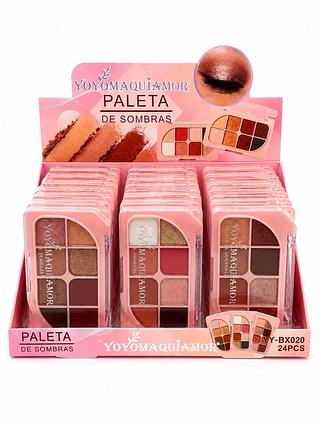 PALETA DE SOMBRAS YOYOQUIAMOR (24PCS)