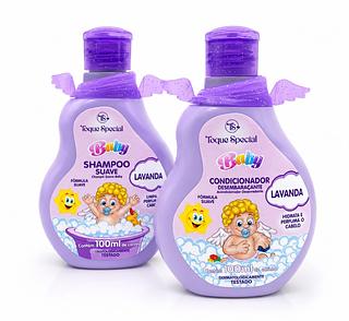 Toque especial baby shampoo e condicionador lavanda 100ml