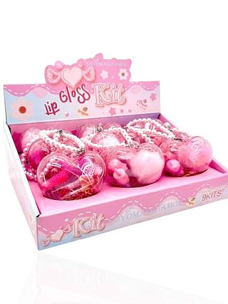 Kit Lip Gloss+Chaveiro (9kits)