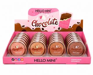 hello mini iluminador chocolate 24pcs
