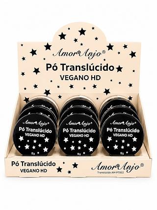 AMOE E ANJO PÓ TRANSLÚCIDO VEGANO HD 12PCS