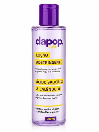 dapop loção adstringente ácido salicílico e calendula 200ml
