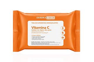 lenços umedecidas demaquilante vitamina c 25un