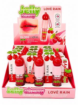 jelly cherry gloss labial love rain 24pcs