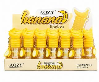 AOZY LIPGLOSS BANANA 24PCS