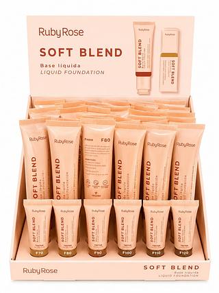 ruby rose soft blend base liquida 36pcs