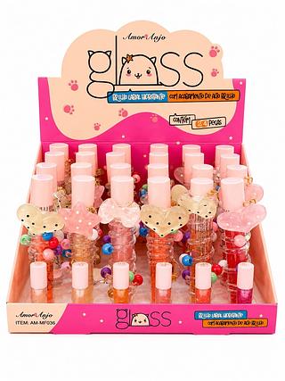 AMOR ANJO BRILHO LABIAL HIDRATANTE COM ACABAMENTO DE ALTO BRILHO 24PCS