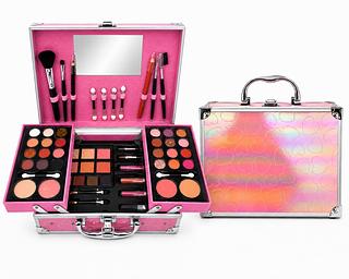 palette makeup multifuncional infantil personalizada coração