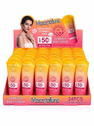 MOCOALLURE SAKURA EXTRACT VITAMIN C 100% SPF 50 24PCS