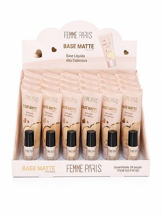 FEMME PARIS BASE MATTE ALTA COBERTURA 24PCS