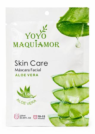 YOYO MAQUIAMOR SKIN CARE MASCARA FACIAL ALOE VERA 10PCS