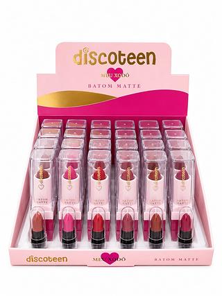 discoteen meu xodó batom matte 24pcs