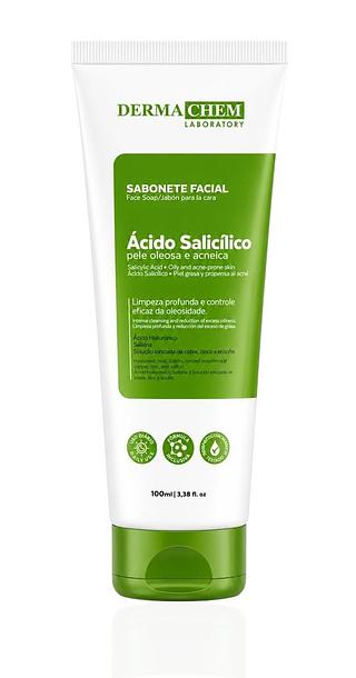 DERMA CHEM SABONETE FACIAL ÁCIDO SALICILICO 100ml
