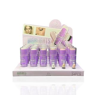 Iluminador em Bastão 3 cores, (9g) (24pçs)