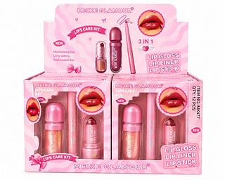 meike glamour lips care kit 12 pcs