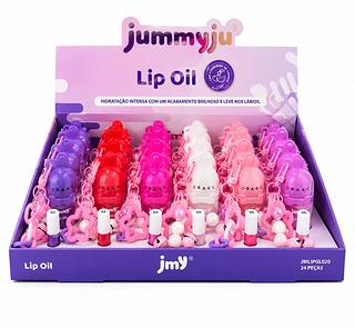 jummyju lip oil hidratação intença com um acamento brilhoso e leve nos labios 24pcs